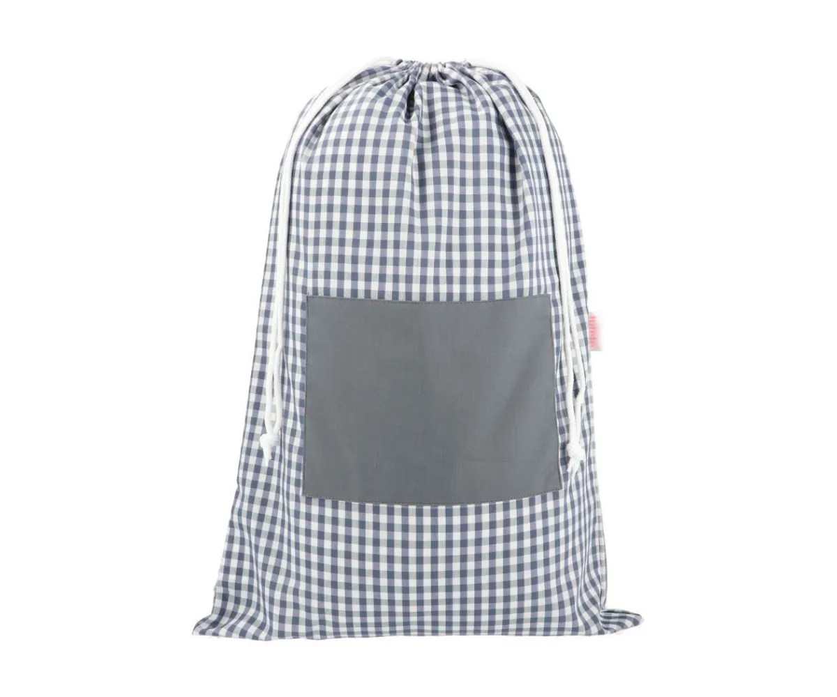 Cambiadores Para Bebés^Tutete Textil Bolsa para Muda Vichy Gris Personalizable