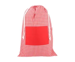 Cambiadores Para Bebés^Tutete Textil Bolsa para Muda Vichy Rojo Personalizable