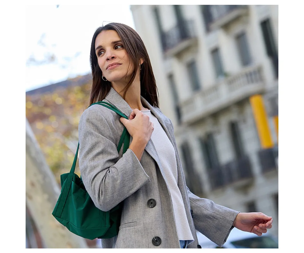 Bolsos^Roll´eat Bolsa Reutilizable 2 en 1 Good'Bag Mustard