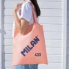 Bolsa Tote Bag Personalizable Colección 430 Since 1918 Rosa Bolsas De Playa|Regalos Para Madres