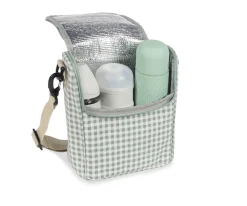 Bolsas Térmicas^Walking Mum Bolsa Térmica para Biberones I Love Vichy Verde