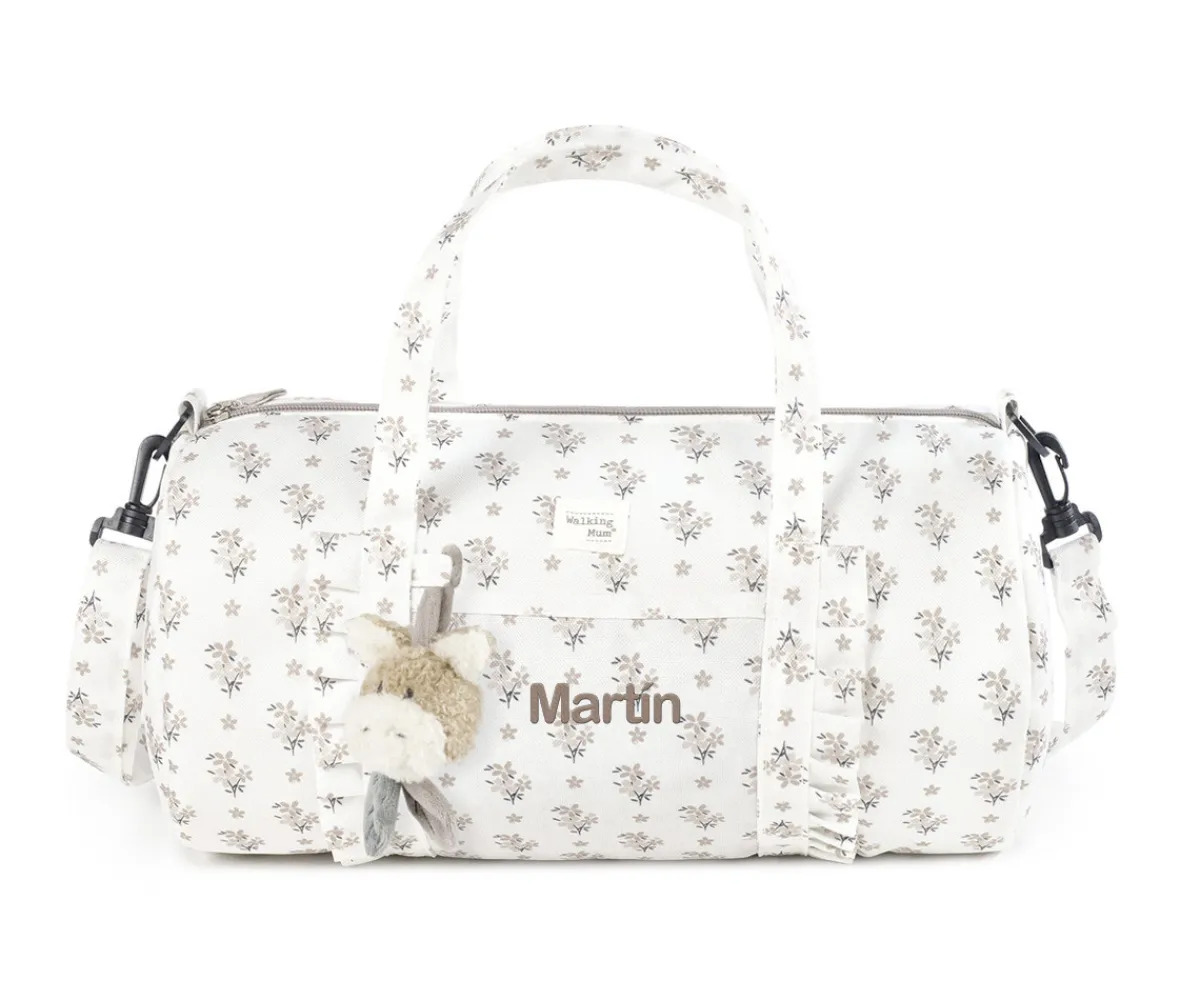 Hot Bolsa Weekend Botton Flores Personalizable Niños Bolsas Hospital Bebé|Bolsos Carro Bebé