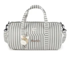 Online Bolsa Weekend Botton Rayas Personalizable Niños Bolsos Carro Bebé|Bolsas De Deporte