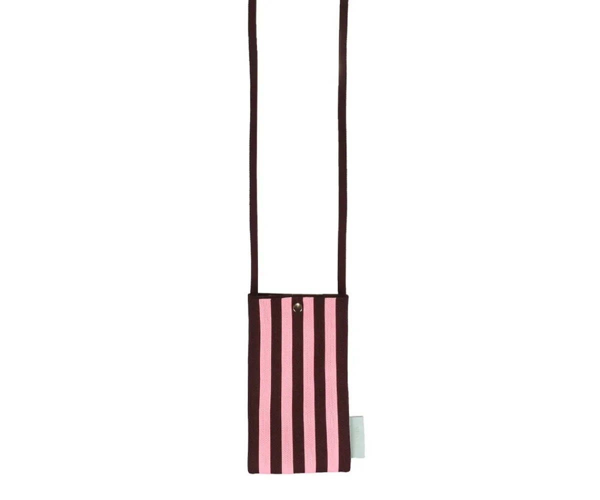 Bolsito para Teléfono Knitted Chocolate + Bubblegum The Sticky Sis Club Moda Mamá|Bolsos Y Riñoneras