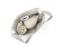Bolsos Carro Bebé^Baby Shower Bolso Carrito Panier White Ministar