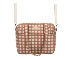 Bolsos Carro Bebé^Nobodinoz Bolso Carro Bebé Hyde Park Waterproof Terracota Checks