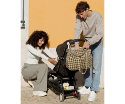 Bolsos Carro Bebé^Nobodinoz Bolso Carro Bebé Hyde Park Waterproof Green Checks