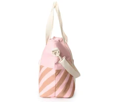 Bolso Nevera Stripes Pink Comer Al Aire Libre|Bolsas Térmicas