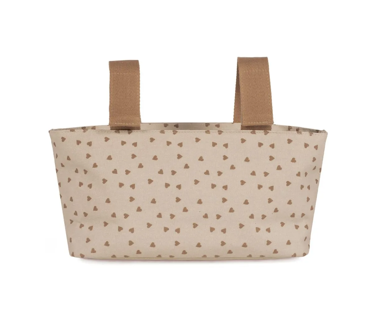 Bolsos Carro Bebé^Walking Mum Bolso Organizador Corazones Poppy Canela
