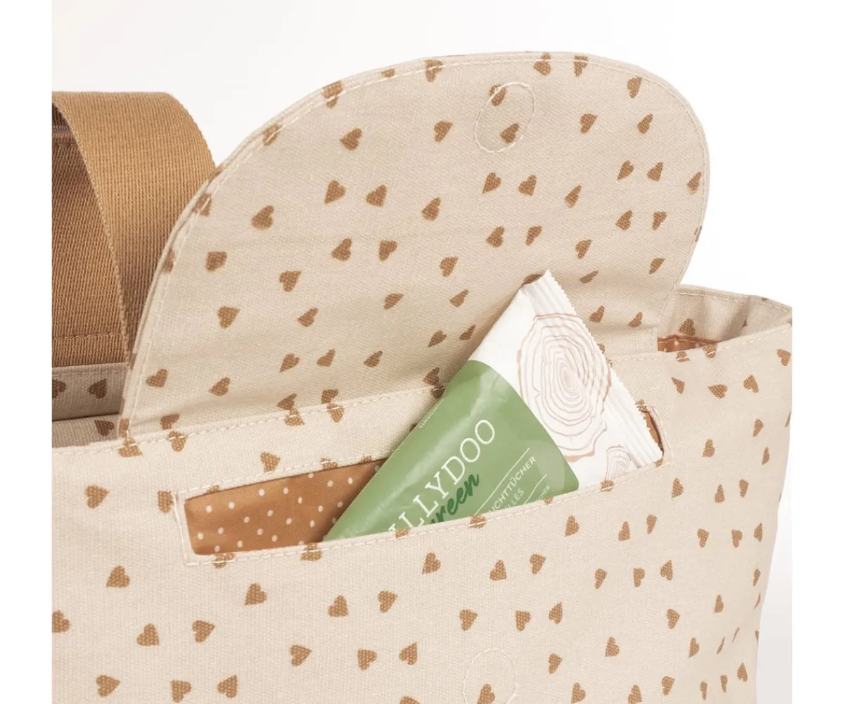 Bolsos Carro Bebé^Walking Mum Bolso Organizador Corazones Poppy Canela