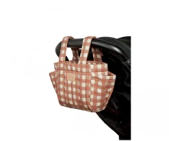 Bolsos Carro Bebé^Nobodinoz Bolso Organizador Hyde Park Terracotta Checks
