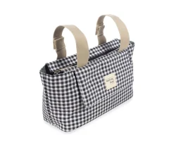 Bolsos Carro Bebé^Walking Mum Bolso Organizador I Love Vichy Negro