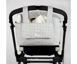 Bolsos Carro Bebé^Walking Mum Bolso Organizador I Love Vichy Gris