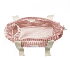 Bolsos Carro Bebé^Walking Mum Bolso Organizador I Love Vichy Rosa