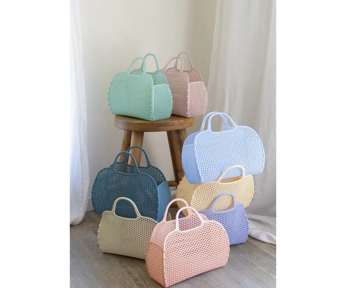 Bolsas De Playa^Monnëka Bolso Retro Vintage Mellow Yellow