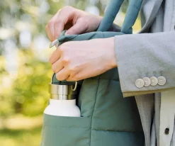 Sale Bolso Tote Acolchado Green con Cambiador Moda Mamá|Bolsos