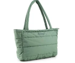 Sale Bolso Tote Acolchado Green con Cambiador Moda Mamá|Bolsos