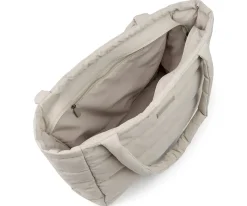 Moda Mamá^Done by Deer Bolso Tote Acolchado Sand con Cambiador