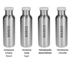 Clearance Botella Acero Básica Cotton Pink Personalizable 750ml Botellas De Acero|Botellas Para Personalizar