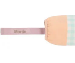 Botellas Para Personalizar^Monnëka Botella Acero con Funda Stripes Apricot Personalizable 750ml