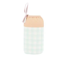 Botellas Para Personalizar^Monnëka Botella Acero con Funda Stripes Apricot Personalizable 500ml