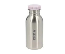 Botellas Para Personalizar^Monnëka Botella Acero con Funda Stripes Apricot Personalizable 500ml