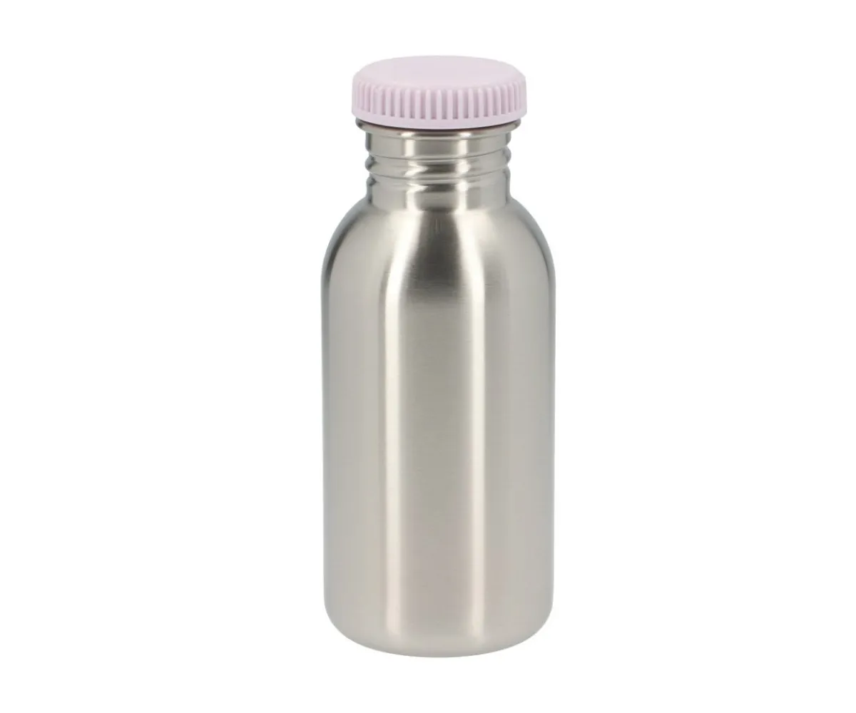 Botellas Para Personalizar^Monnëka Botella Acero con Funda Stripes Apricot Personalizable 500ml