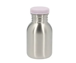 Botellas Para Personalizar^Monnëka Botella Acero con Funda Stripes Apricot Personalizable 350ml