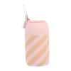 Discount Botella Acero con Funda Stripes Pink Personalizable 500ml Botellas De Acero|Botellas Para Personalizar