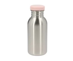 Discount Botella Acero con Funda Stripes Pink Personalizable 500ml Botellas De Acero|Botellas Para Personalizar