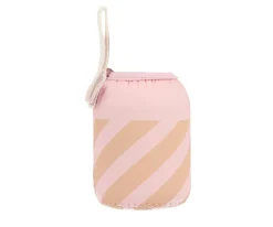 Botellas De Acero^Monnëka Botella Acero con Funda Stripes Pink Personalizable 350ml