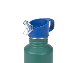 Botellas De Acero^Lassig Botella Acero Inoxidable Little Gang Rainbow Green 500ml