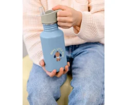 Botella Acero Inoxidable Pattern Party Blue/Green 500 ml Botellas De Acero|Comer Al Aire Libre