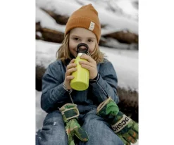 Hot Botella Acero Inoxidable TEMPflask 350ml Mono Lime Termos Infantiles|Botellas De Acero