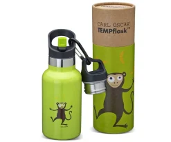 Hot Botella Acero Inoxidable TEMPflask 350ml Mono Lime Termos Infantiles|Botellas De Acero