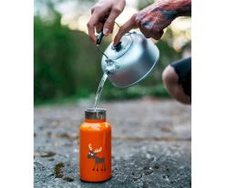 Hot Botella Acero Inoxidable TEMPflask 350ml Reno Orange Termos Infantiles|Botellas De Acero