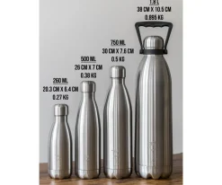 Sale Botella Acero Inoxidable Mate Verde Total 750 ml Termos Infantiles|Regalos Para Papá