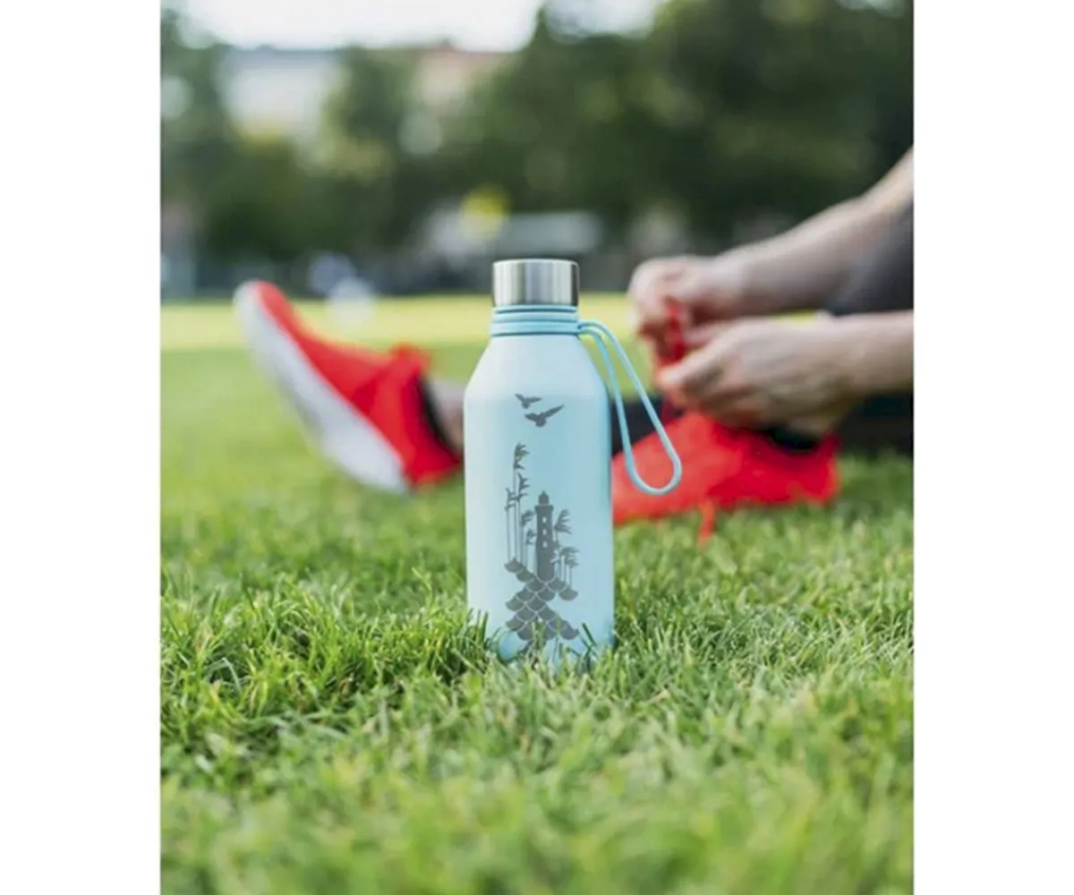 Termos Infantiles^Carl Oscar Botella Acero Inoxidable TEMPflask Spirit Flow 500ml Blue