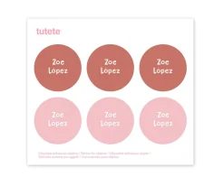 Botellas De Acero^Trixie Botella Acero Mrs. Butterfly 350ml + 6 Pegatinas Redondas Rose Regalo