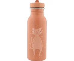 Botellas De Acero^Trixie Botella Acero Mrs.Cat 500ml + 6 Pegatinas Redondas Rose Regalo