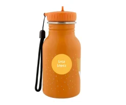 Botellas De Acero^Trixie Botella Acero Mrs.Fox 350ml + 6 Pegatinas Redondas Yellow Regalo