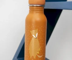 Botellas De Acero^Trixie Botella Acero Mrs.Giraffe 500ml + 6 Pegatinas Redondas Blue Regalo