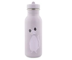 Hot Botella Acero Mrs.Mouse 500ml + 6 Pegatinas Redondas Blue Regalo Botellas De Acero