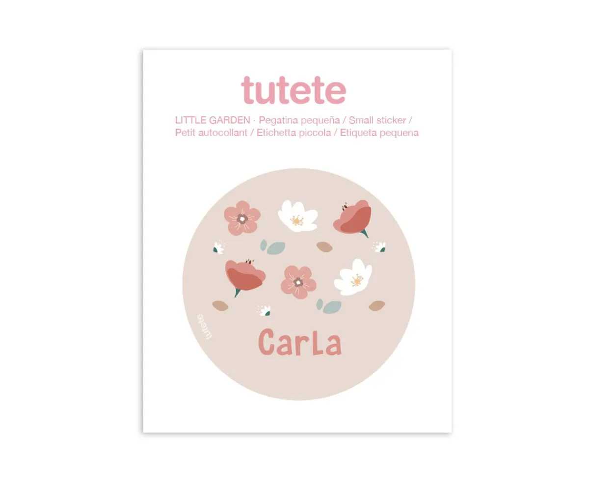 New Botella Campus Pop-Up Personalizada Pink 400ml Little Garden Colecciones Vuelta Al Cole|Botellas De Plástico