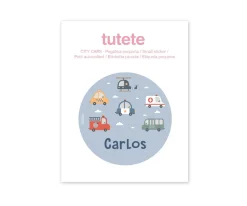 Colecciones Vuelta Al Cole^Mepal Botella Campus Pop-Up Personalizada Tutete Cool Blue 400ml City Cars