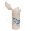 Botellas De Acero^Petit Monkey Botella de Acero Inoxidable Whale 350 ml