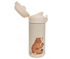 Botellas De Acero^Petit Monkey Botella de Acero Inoxidable Bear 350 ml