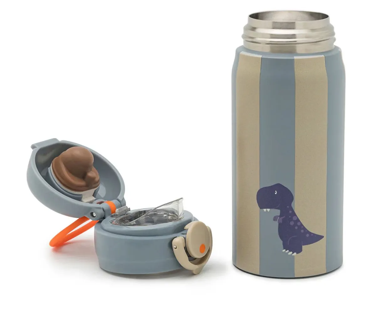 Comer Al Aire Libre^Noui Noui Botella de Acero Térmica Dino