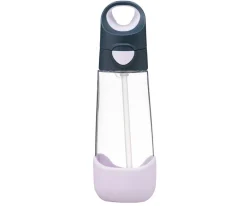 Botellas De Plástico^b.box Botella de Tritán con Pajita 600 ml Indigo Rose