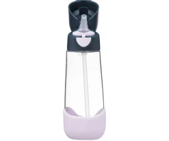 Botellas De Plástico^b.box Botella de Tritán con Pajita 600 ml Indigo Rose